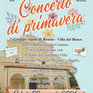 A Roasio il Concerto di Primavera con il Gruppo Alpini