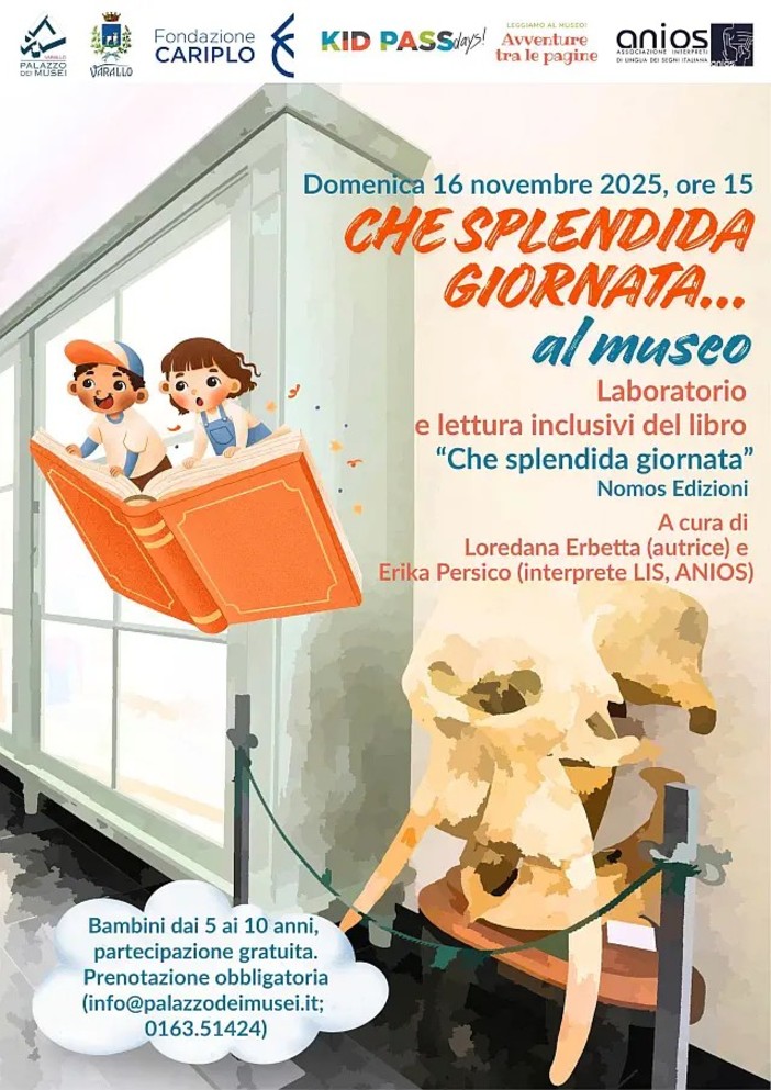 Una “splendida giornata” al Museo di Varallo con laboratorio e lettura inclusiva per bambini Una “splendida giornata” al Museo di Varallo con laboratorio e lettura inclusiva per bambini