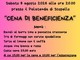 Scopello, cena di beneficenza al Palatenda con gli Amici del Mangia e Cammina