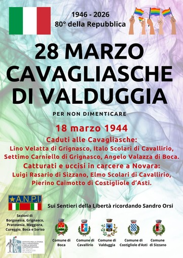 Valduggia ricorda i Caduti delle Cavagliasche con una giornata tra memoria, cammino e letture Valduggia ricorda i Caduti delle Cavagliasche con una giornata tra memoria, cammino e letture