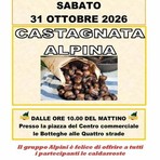 Roasio, il 31 ottobre la Castagnata Alpina alle Quattro Strade Roasio, il 31 ottobre la Castagnata Alpina alle Quattro Strade