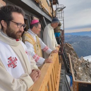Alla Capanna Margherita la celebrazione della messa sulla &quot;Terrazza più alta d'Europa&quot;