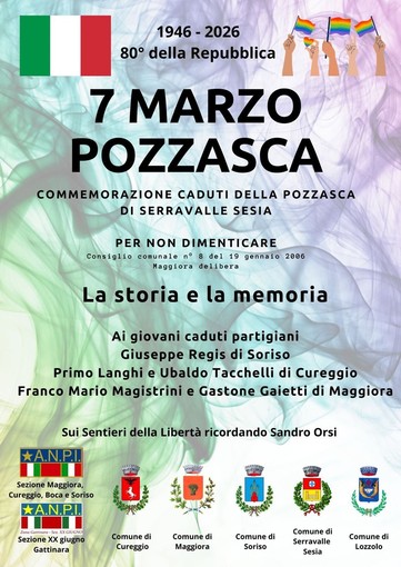 Serravalle Sesia ricorda i Caduti della Pozzasca: camminata partigiana sui Sentieri della Libertà