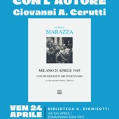 A Romagnano Sesia un incontro con Giovanni A. Cerutti sul libro di Achille Marazza dedicato al 25 aprile 1945