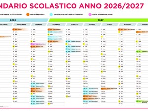 Piemonte, definito il calendario scolastico 2026-2027: si parte il 14 settembre Piemonte, definito il calendario scolastico 2026-2027: si parte il 14 settembre