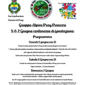 Pray, il Gruppo Alpini Pray Pianceri celebra 100 anni di storia