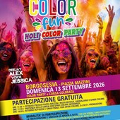 Borgosesia si prepara alla Color Fun: domenica Piazza Mazzini si riempie di musica e colori Borgosesia si prepara alla Color Fun: domenica Piazza Mazzini si riempie di musica e colori