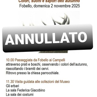 Fobello, annullato per maltempo l’evento “Colori, suoni e sapori dell’autunno”