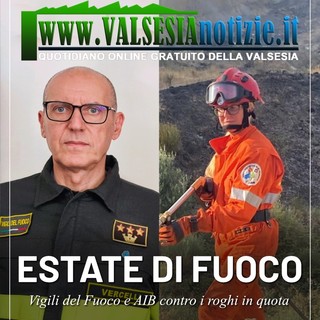 Incendi in Valsesia: "Il successo delle operazioni è dovuto al grande lavoro di Vigili del Fuoco, Comuni, volontari AIB e Protezione Civile"