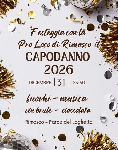 Rimasco, Capodanno 2026 al Parco del Laghetto: musica, fuochi e vin brulé con la Pro Loco