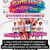 Gattinara, rinviata per maltempo la Gattilandia Color Run