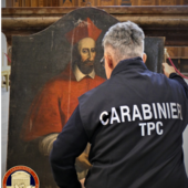 Carabinieri TPC restituiscono ritratto del Card. Giacomo Guala Bicchieri rubato dalla Basilica di Sant’Andrea di Vercelli