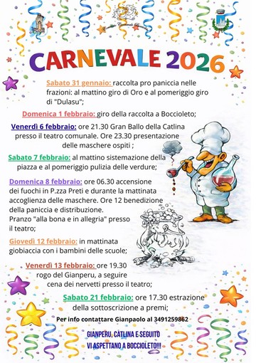 A Boccioleto si accende l’attesa per il Carnevale con Gianperu e Catlina