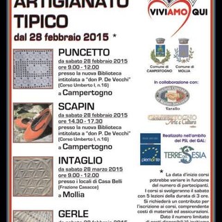 Campertogno e Mollia, corsi di artigianato tipico con il progetto “ViviAMO qui”