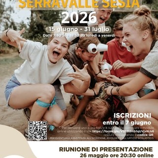 Centro estivo 2026 a Serravalle Sesia, iscrizioni aperte fino al 7 giugno