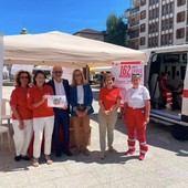 Croce Rossa in piazza a Borgosesia, una giornata di incontro con i cittadini Croce Rossa in piazza a Borgosesia, una giornata di incontro con i cittadini