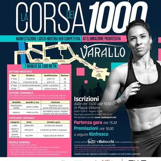 Varallo si prepara alla “Corsa dei 1000”: sport, divertimento e spirito di comunità