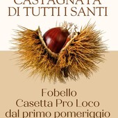 Castagnata di Tutti i Santi a Fobello: un pomeriggio di sapori e tradizione il 1° novembre 2025 Castagnata di Tutti i Santi a Fobello: un pomeriggio di sapori e tradizione il 1° novembre 2025