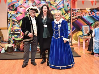 Maschere anche dalla Valsesia al carnevale del Thes a Biella