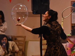 Maschere anche dalla Valsesia al carnevale del Thes a Biella