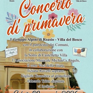 A Roasio il Concerto di primavera con Alpini, cori e musicisti del territorio