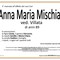 Anna Maria Mischiatti, ved. Villata Anna Maria Mischiatti, ved. Villata
