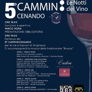 Grignasco, torna il Cammin Cenando con “Le Notti del Vino”