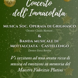 Grignasco, il Concerto dell’Immacolata ricorda il Maestro Fabrizio Platini: appuntamento l’8 dicembre