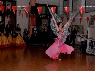 Maschere anche dalla Valsesia al carnevale del Thes a Biella