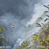 Coggiola, lo scatto di Claudio Nicola durante i lanci d’acqua