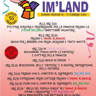 Ad Alagna Valsesia torna il “Carlavée Im’Land”: due giorni di festa tra Paniccia, giochi e ballo mascherato Ad Alagna Valsesia torna il “Carlavée Im’Land”: due giorni di festa tra Paniccia, giochi e ballo mascherato