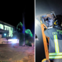 A fuoco un cascinale a Balocco: intervengono i Vigili del Fuoco