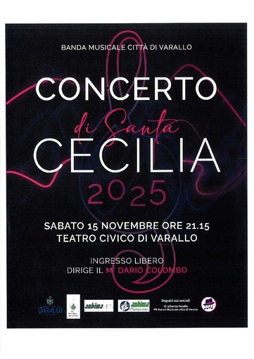 Concerto di Santa Cecilia al Teatro Civico di Varallo Concerto di Santa Cecilia al Teatro Civico di Varallo