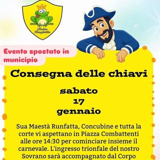 A Quarona si apre il Carnevale 2026 con la tradizionale consegna delle chiavi