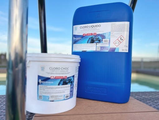 Cloro piscina: come orientarsi tra tipologie, dosaggio e contesti d’uso con Gruppo San Marco