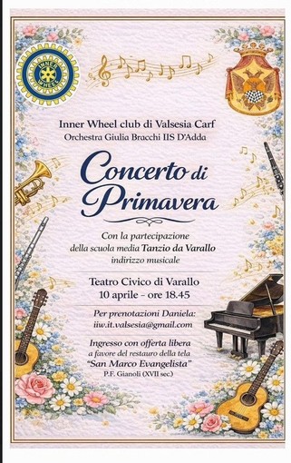 Varallo, il Concerto di Primavera unisce giovani musicisti e solidarietà al Teatro Civico
