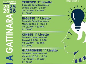 Gattinara rilancia i corsi dell’Università Popolare: lingue e cucito tra Centro Incontri e Villa Paolotti