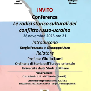 Gattinara, conferenza sulle radici storico-culturali del conflitto russo-ucraino con la professoressa Giulia Lami