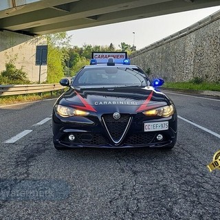 Auto fuori strada in direzione Vallemosso, foto archivio