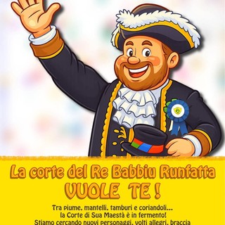 A Quarona la corte del Re Babbiu Runfatta chiama nuovi volontari per il Carnevale