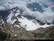 Vista dal rifugio Capanna Margherita, il più alto d'Europa a 4.554 metri di altitudine