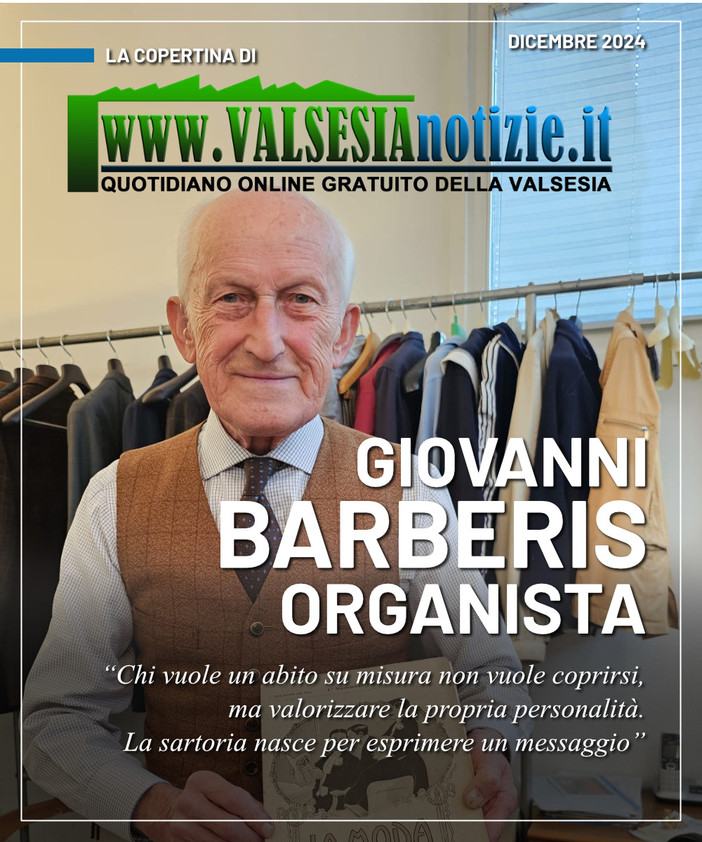 Giovanni Barberis Organista: "La sartoria nasce per esprimere un messaggio"