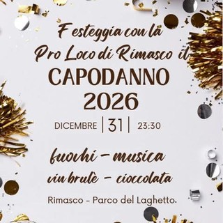 Rimasco, Capodanno 2026 al Parco del Laghetto: musica, fuochi e vin brulé con la Pro Loco