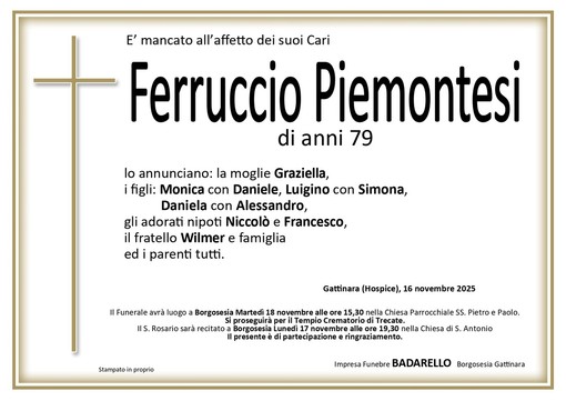 Ferruccio Piemontesi Ferruccio Piemontesi