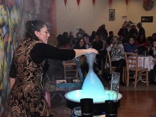 Maschere anche dalla Valsesia al carnevale del Thes a Biella