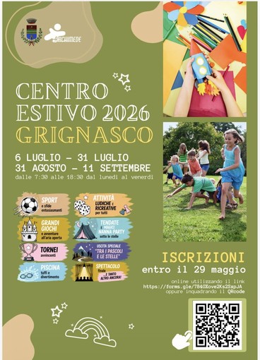 A Grignasco il Centro estivo 2026 con Archimede Idee in Movimento