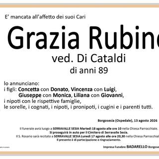 Grazia Rubino, ved. Di Cataldi