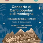 Campertogno, il 3 ottobre concerto di canti popolari e di montagna con il gruppo VocInsieme