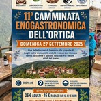 Camasco, il 27 settembre l’11ª Camminata Enogastronomica dell’Ortica tra frazioni e sapori del territorio