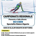 CSEN Biella, a Bielmonte lo Slalom Gigante in Notturna